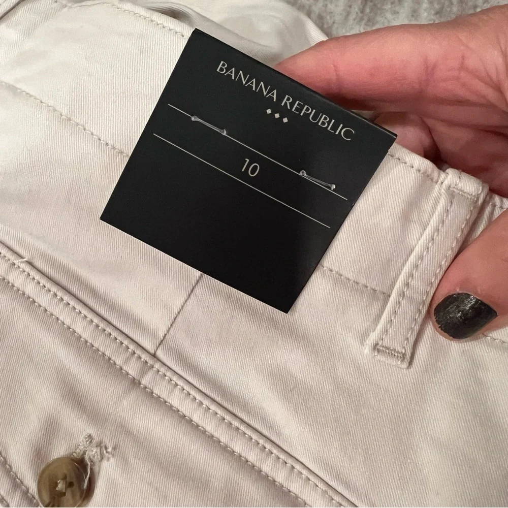 Banana Republic Authentic Chino Girlfriend Pant Cream IT#BR10 - Picture 12 of 15